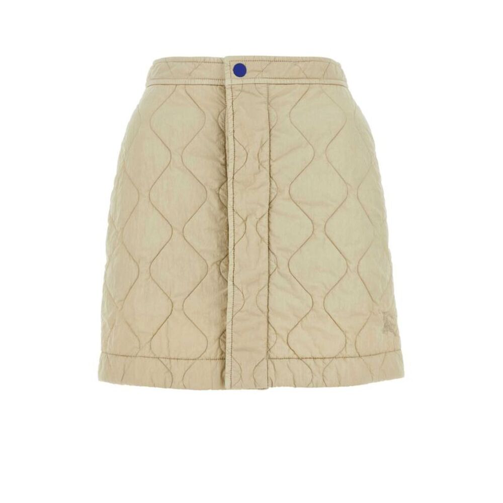 Burberry Women Sand Nylon Mini Skirt